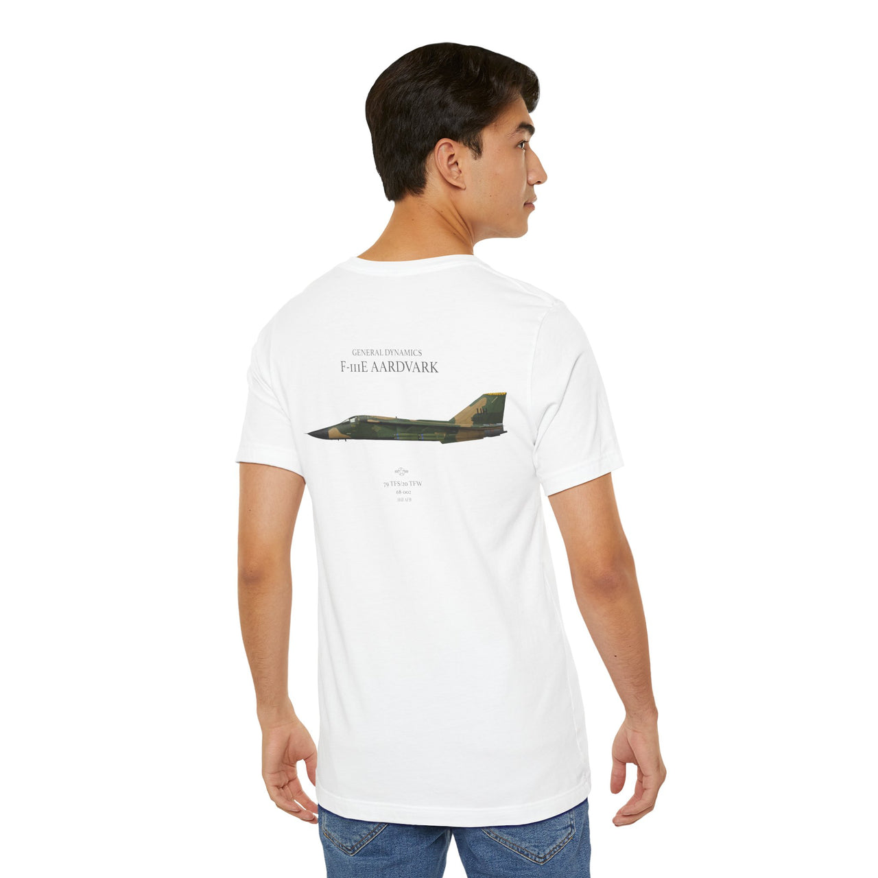 F-111E Aardvark - T-shirt printed on back