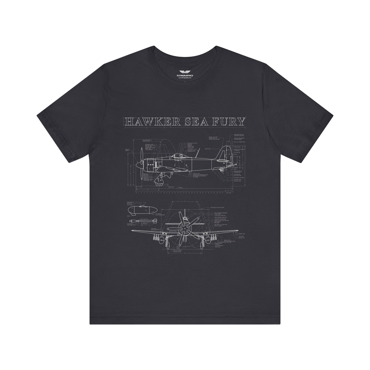 Hawker Sea Fury - T-shirt