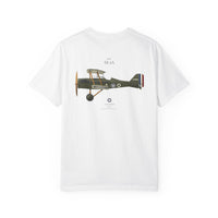 RAF SE.5A - T-shirt printed on back