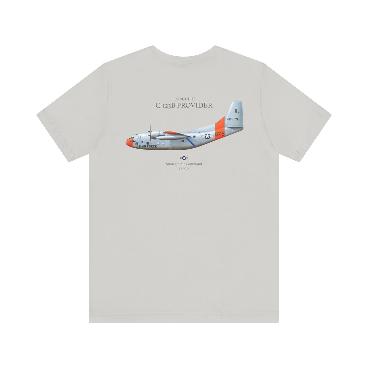 C-123B Provider - T-shirt printed on back