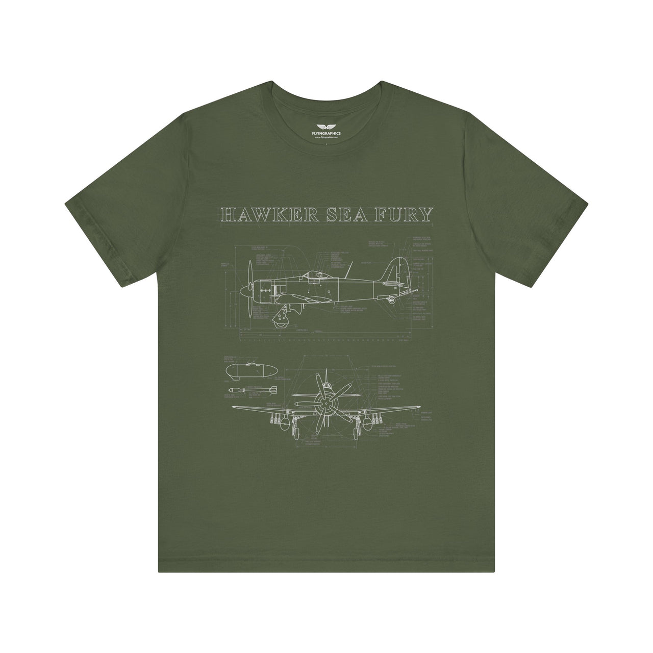 Hawker Sea Fury - T-shirt