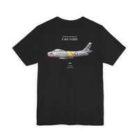 F-86E Sabre - T-shirt printed on back