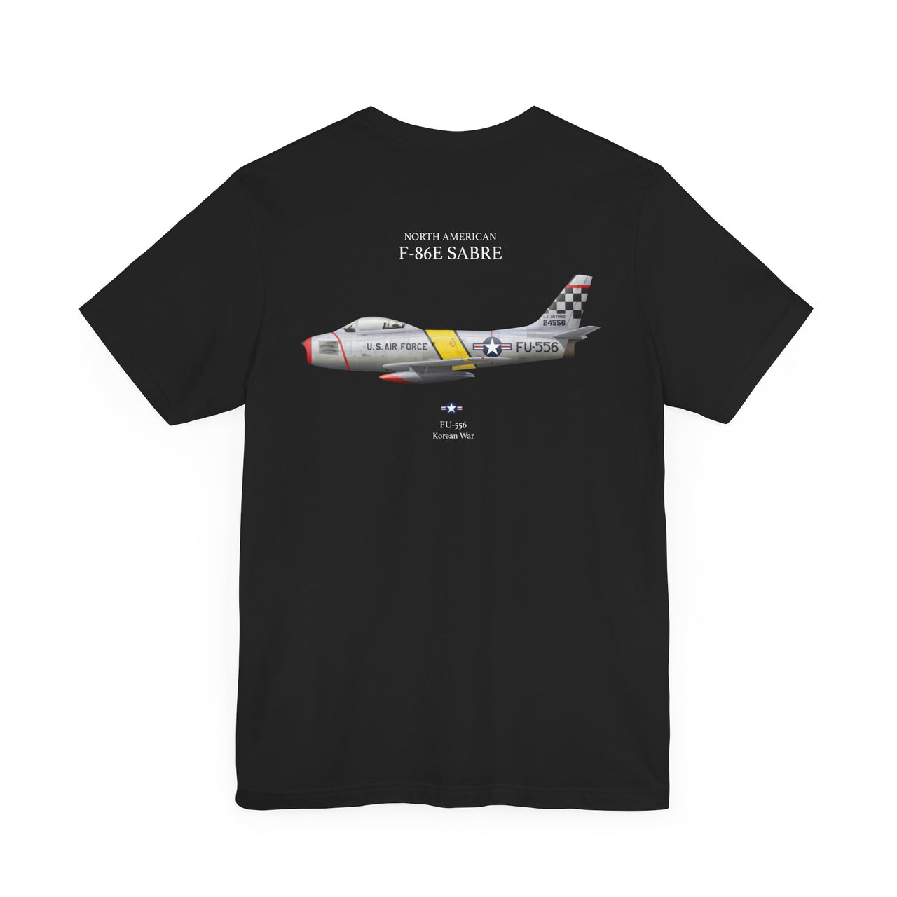 F-86E Sabre - T-shirt printed on back