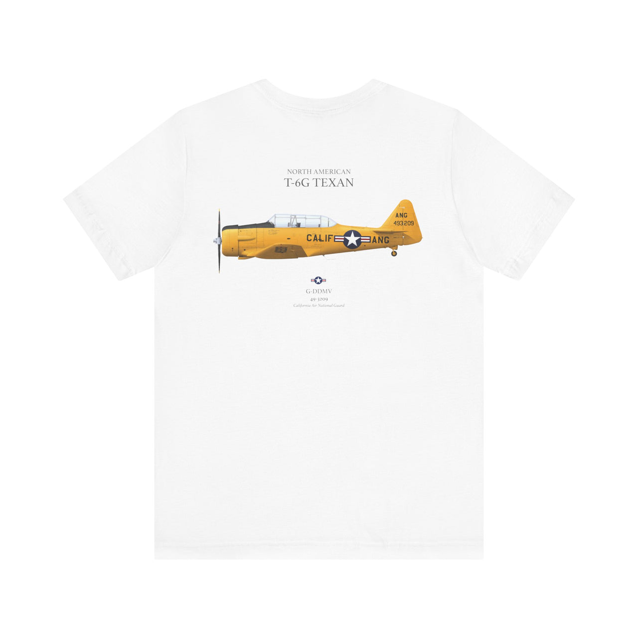 T-6G Texan - T-shirt printed on back