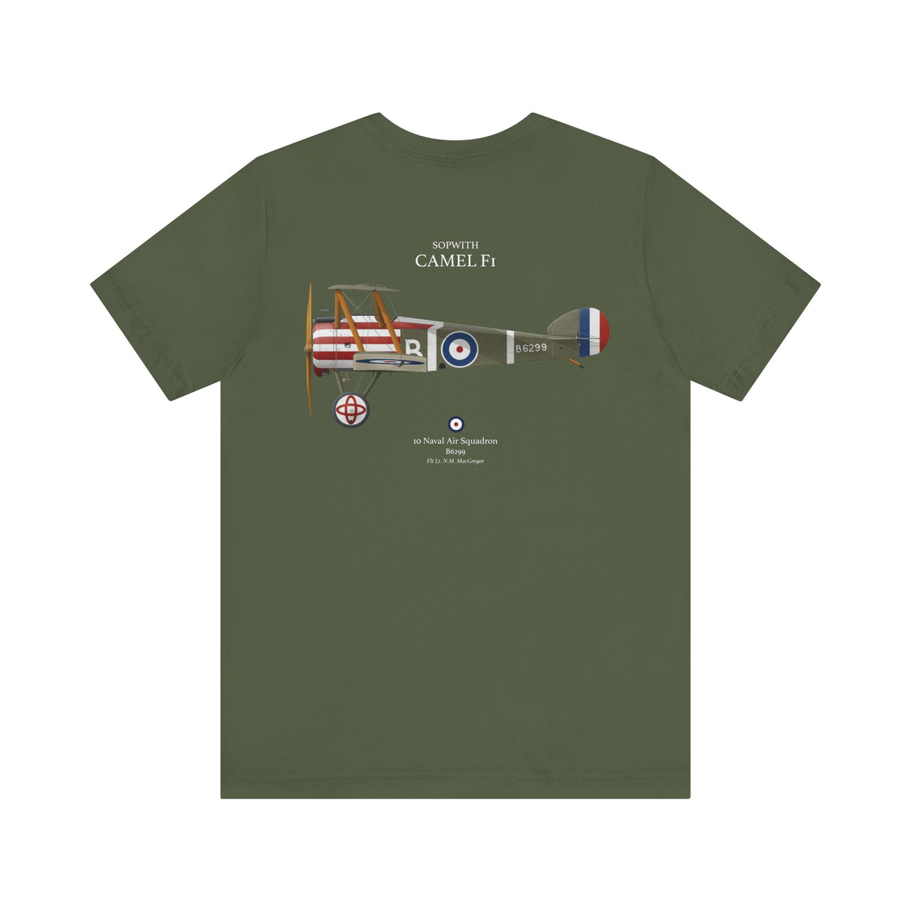 Sopwith Camel F1 - T-shirt printed on back