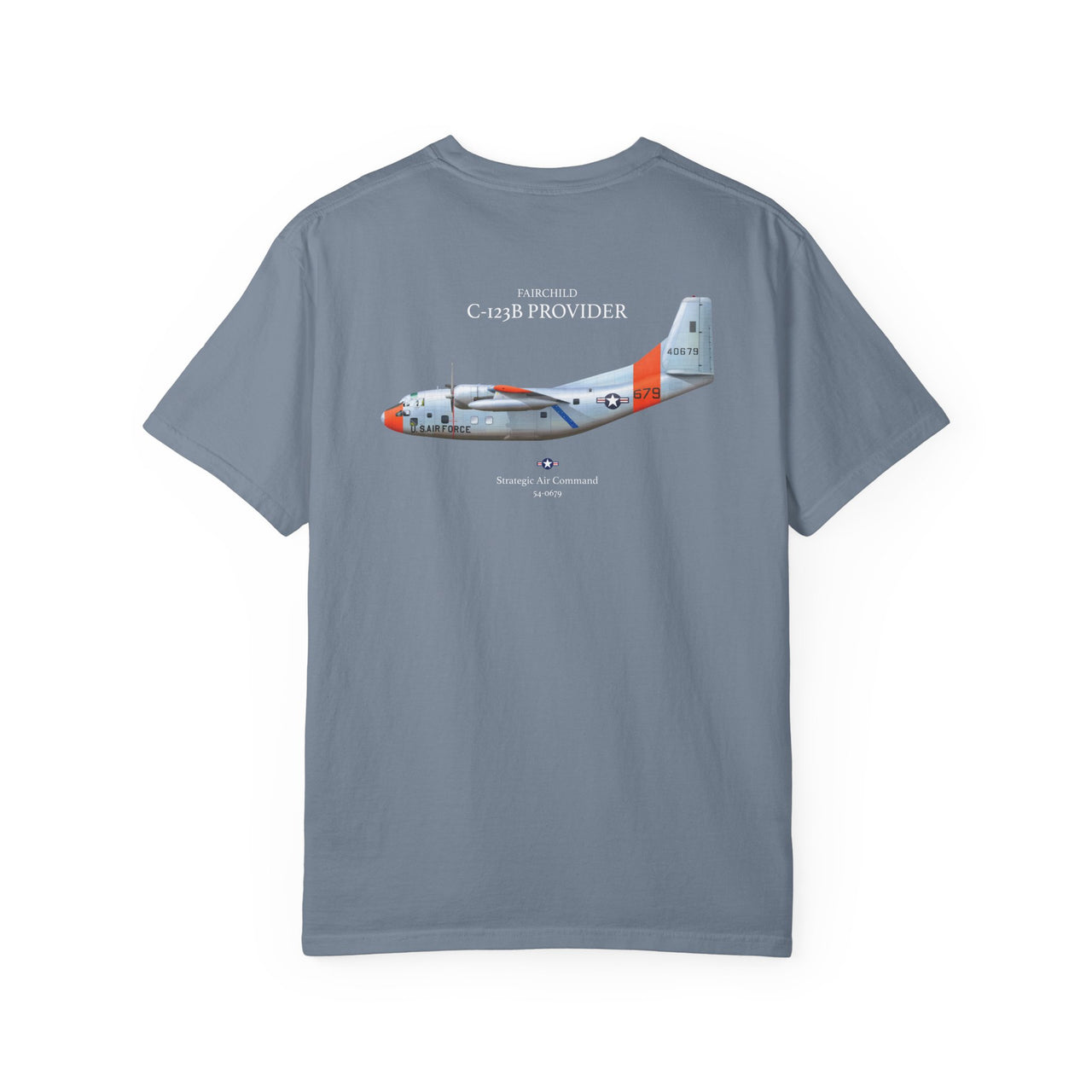 C-123B Provider - T-shirt printed on back