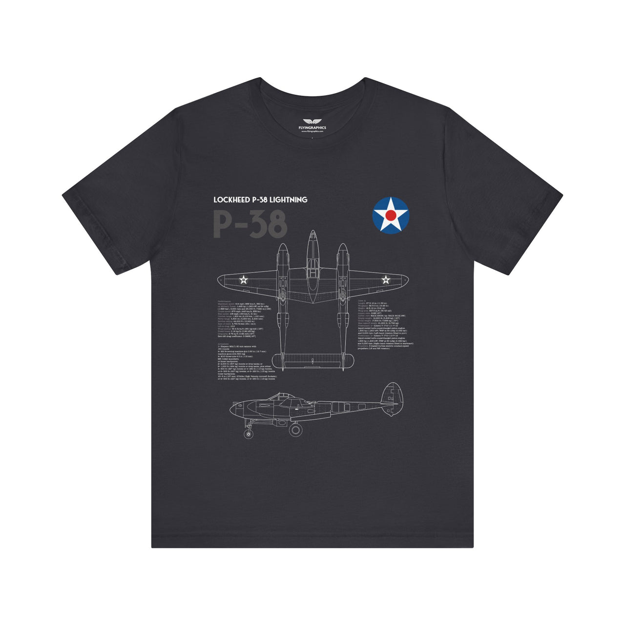 P-38 Lightning - T-shirt