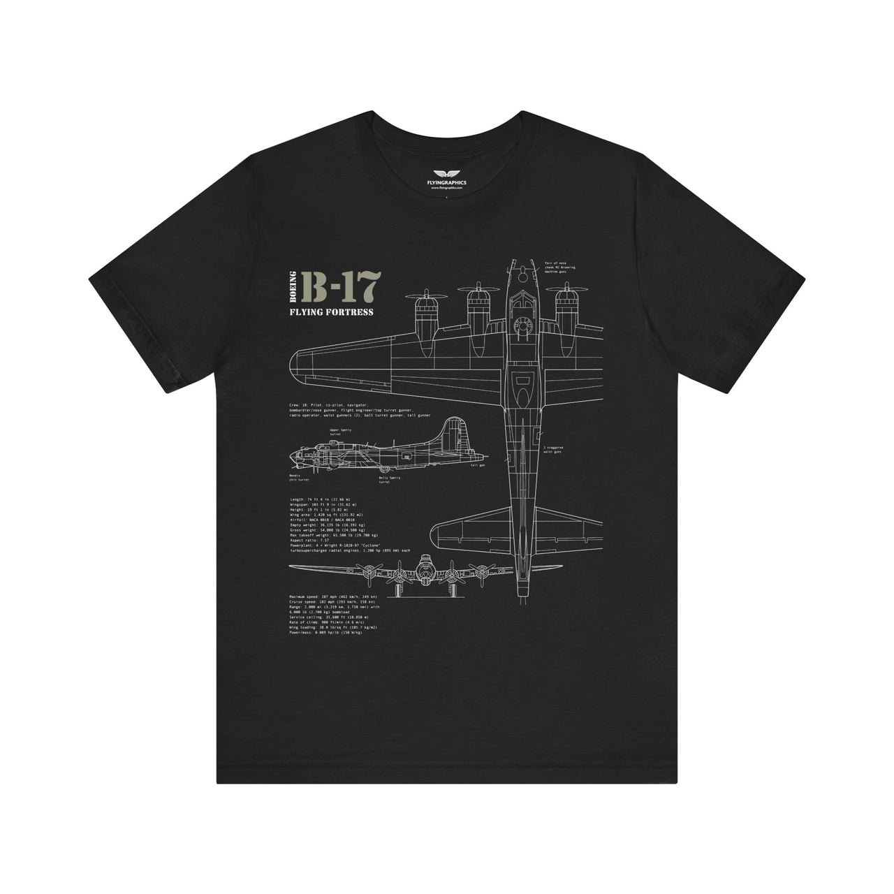 B-17 Flying Fortress - T-shirt