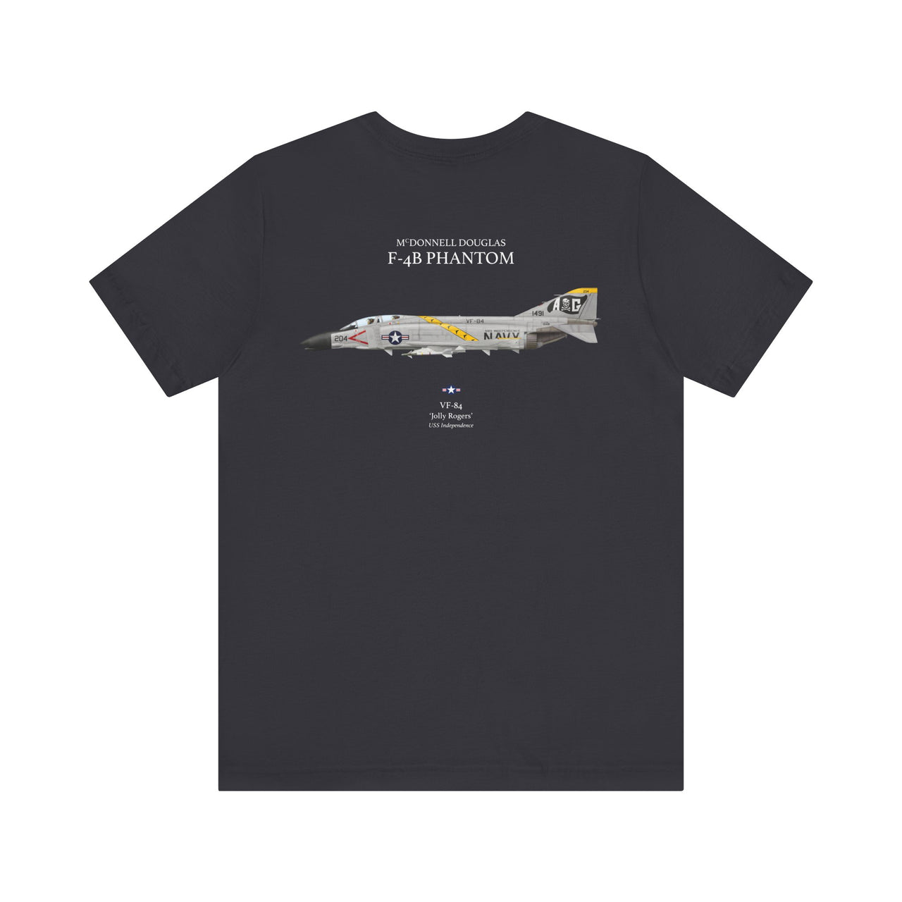 F-4B Phantom 'Jolly Rogers' - T-shirt printed on back