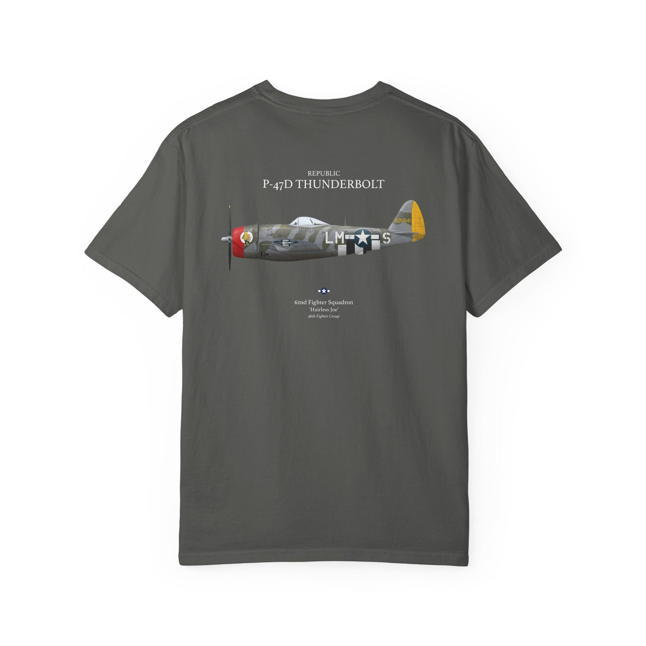 P-47D Thunderbolt - T-shirt printed on back