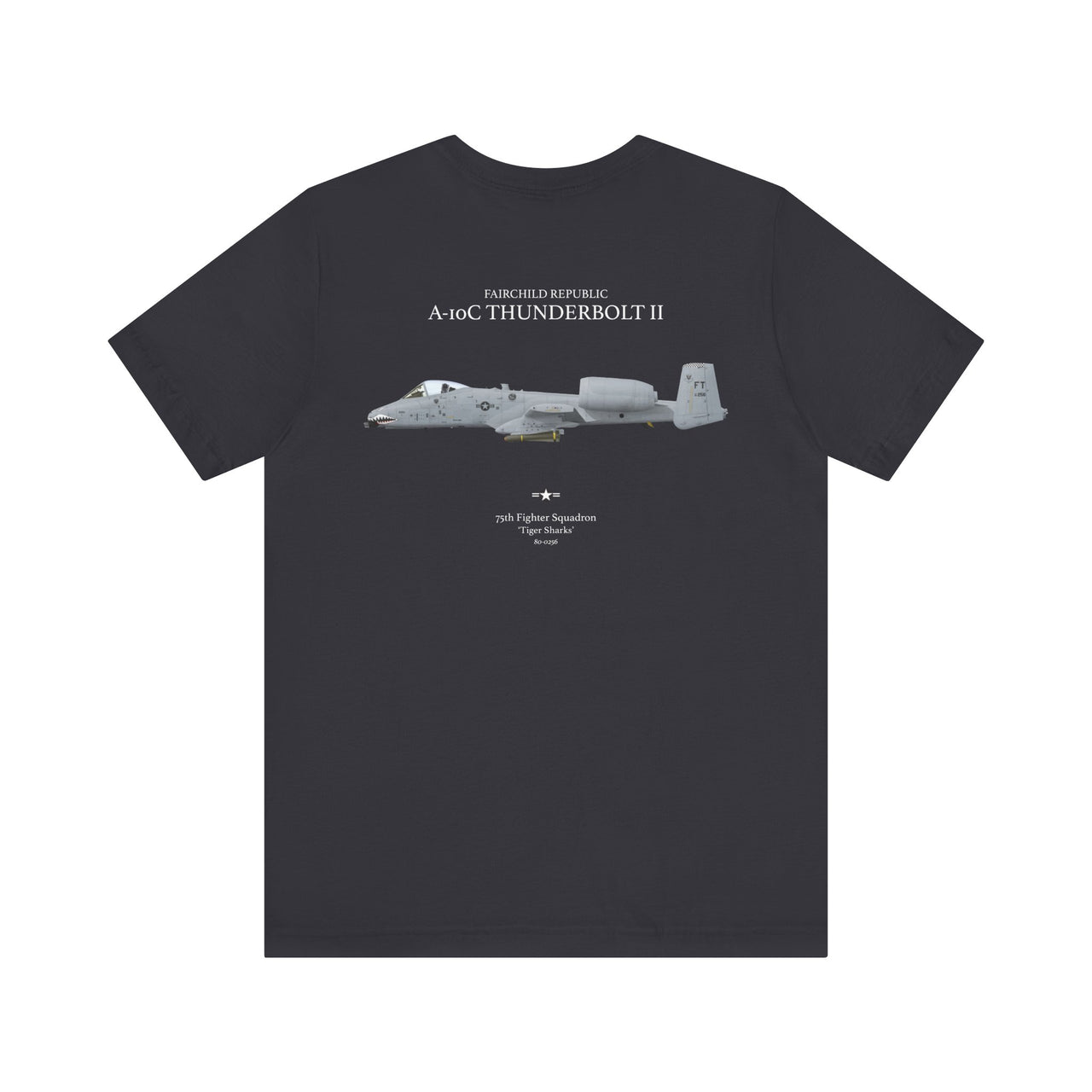A-10C Thunderbolt II - T-shirt printed on back
