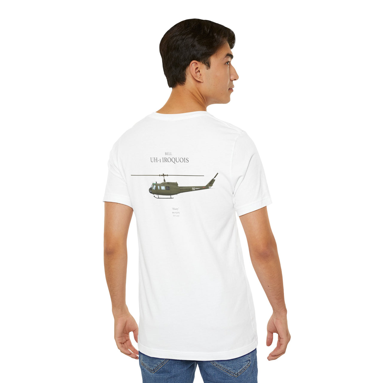 UH-1 Iroquois 'Huey' - T-shirt printed on back