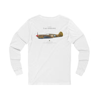 Thumbnail for P-40L Warhawk - Long Sleeve Tee printed on back