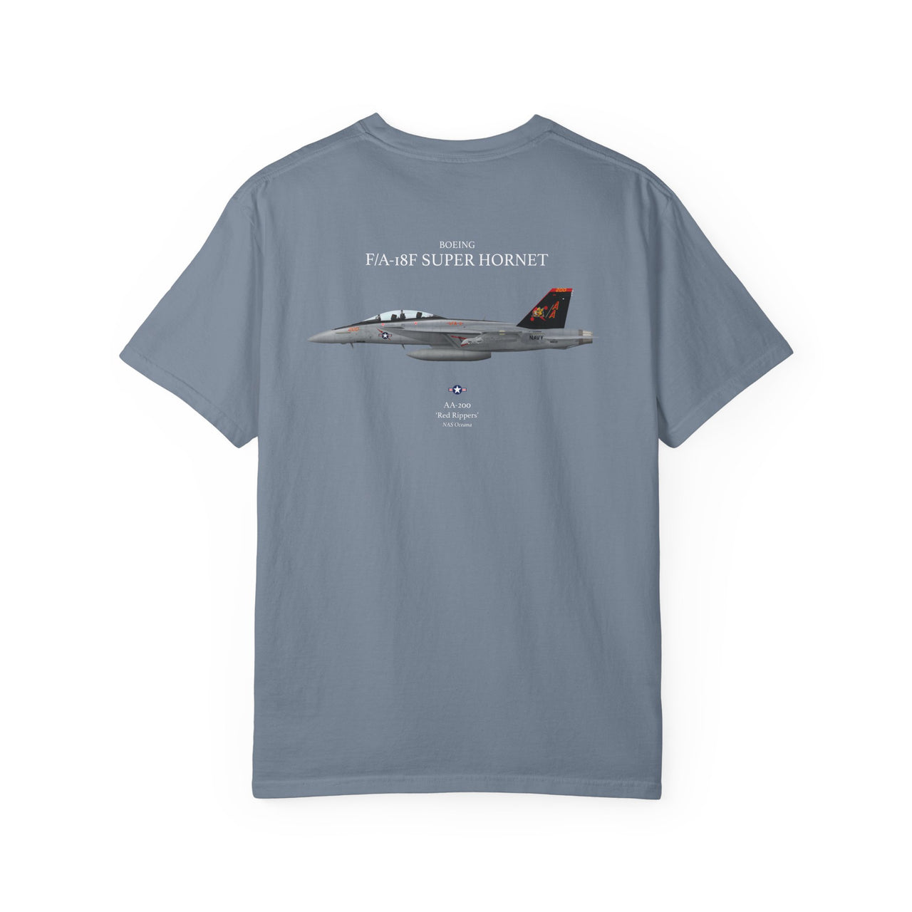 F/A-18F Super Hornet 'Red Rippers' - T-shirt printed on back