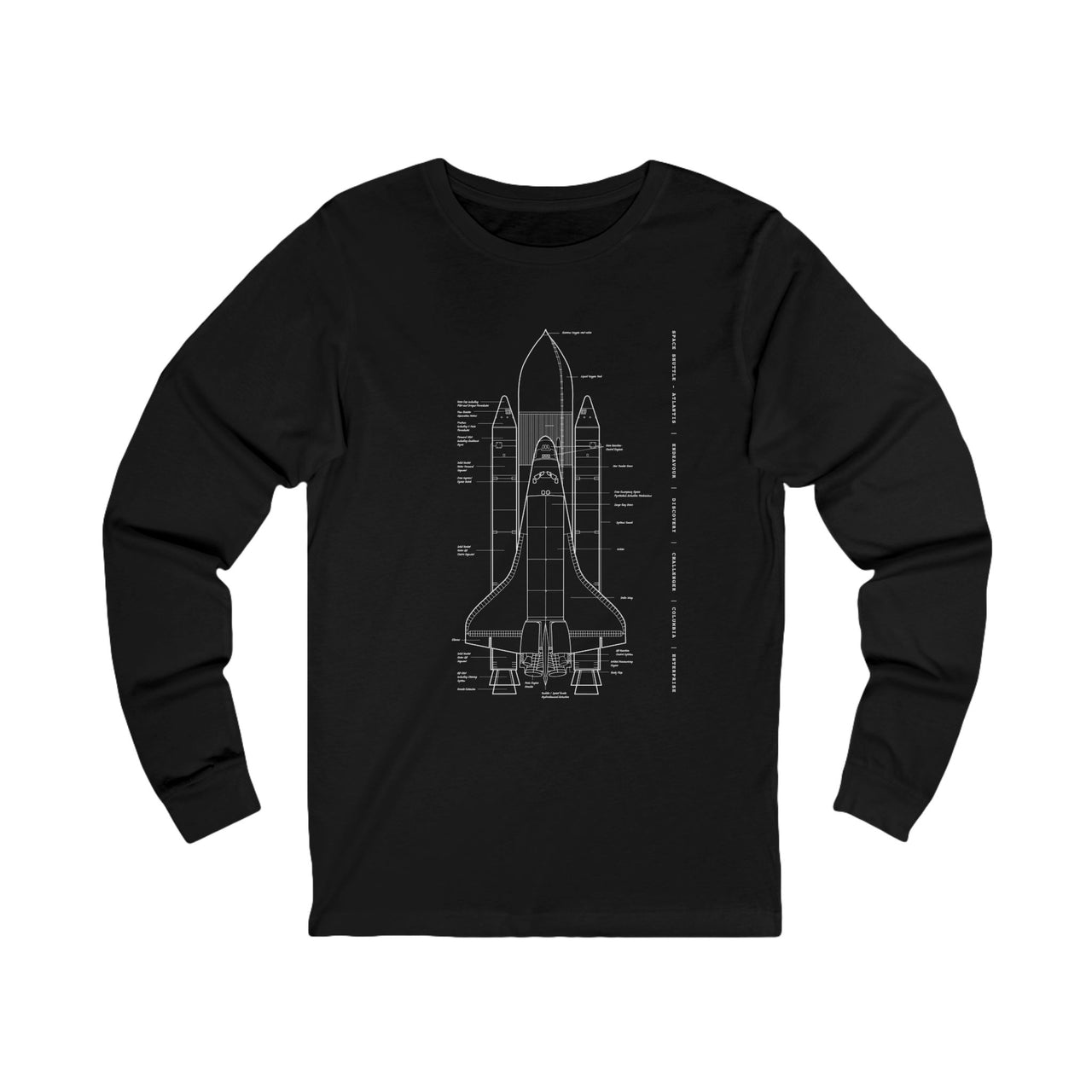 Space Shuttle  - Long Sleeve Tee