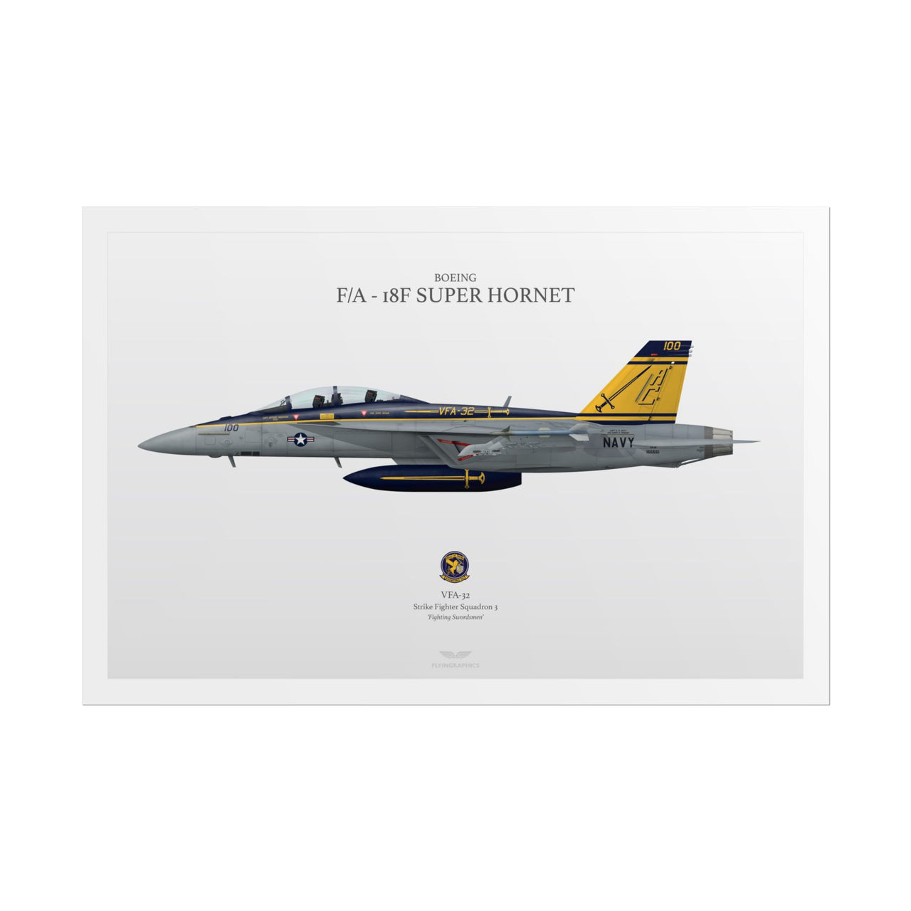 F/A-18F Super Hornet -  Rolled Poster