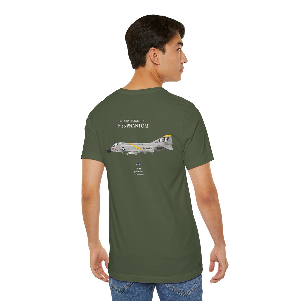 F-4B Phantom 'Jolly Rogers' - T-shirt printed on back