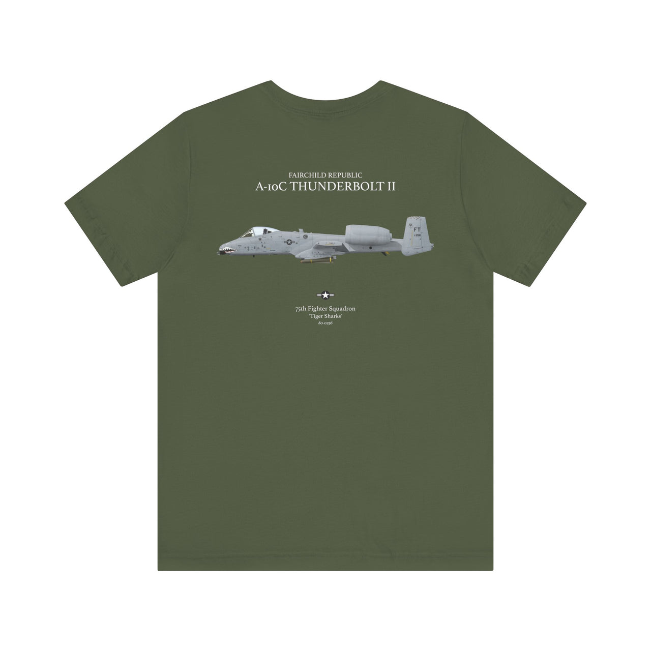 A-10C Thunderbolt II - T-shirt printed on back