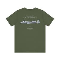 Thumbnail for A-10C Thunderbolt II - T-shirt printed on back