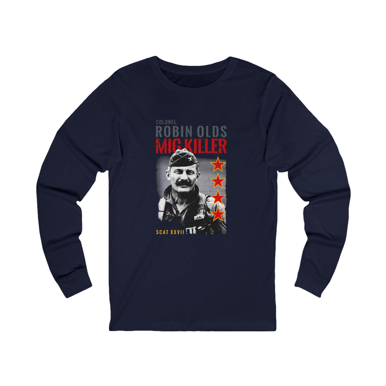 Robin Olds - MiG Killer - Long Sleeve Tee