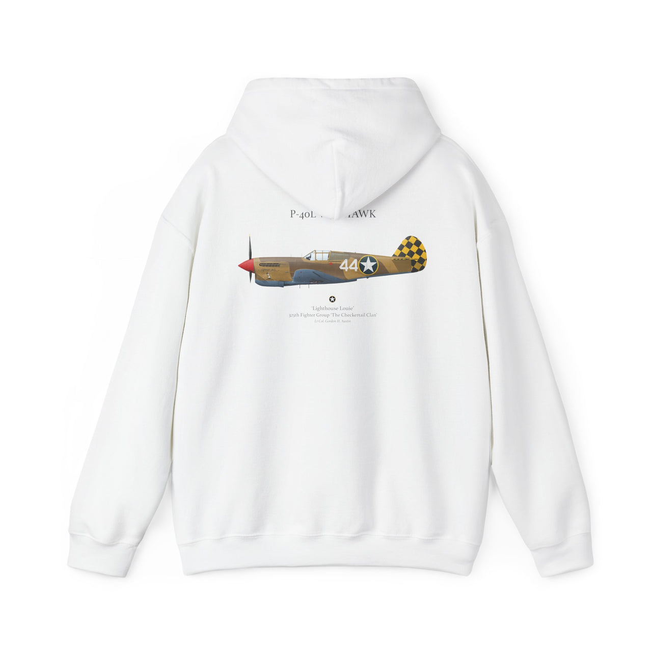 P-40L Warhawk - Hoodie printed on back