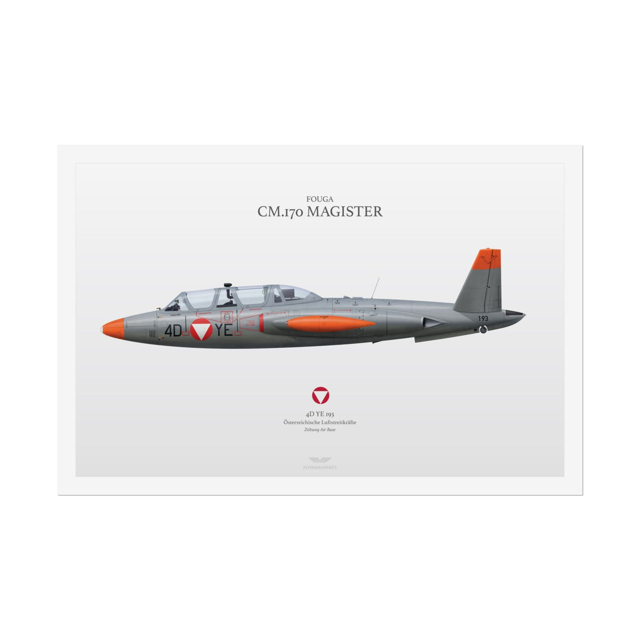 CM.170 Magister -  Rolled Poster