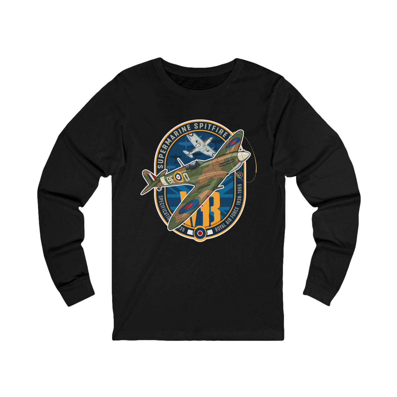 Supermarine Spitfire - Long Sleeve Tee