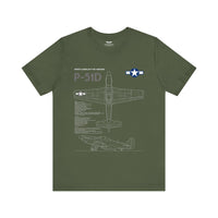 Thumbnail for P-51D Mustang - T-shirt