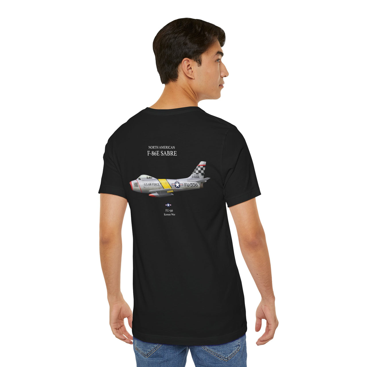 F-86E Sabre - T-shirt printed on back