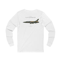 Thumbnail for F-105 F Thunderchief  - Long-Sleeve T-shirt printed on back