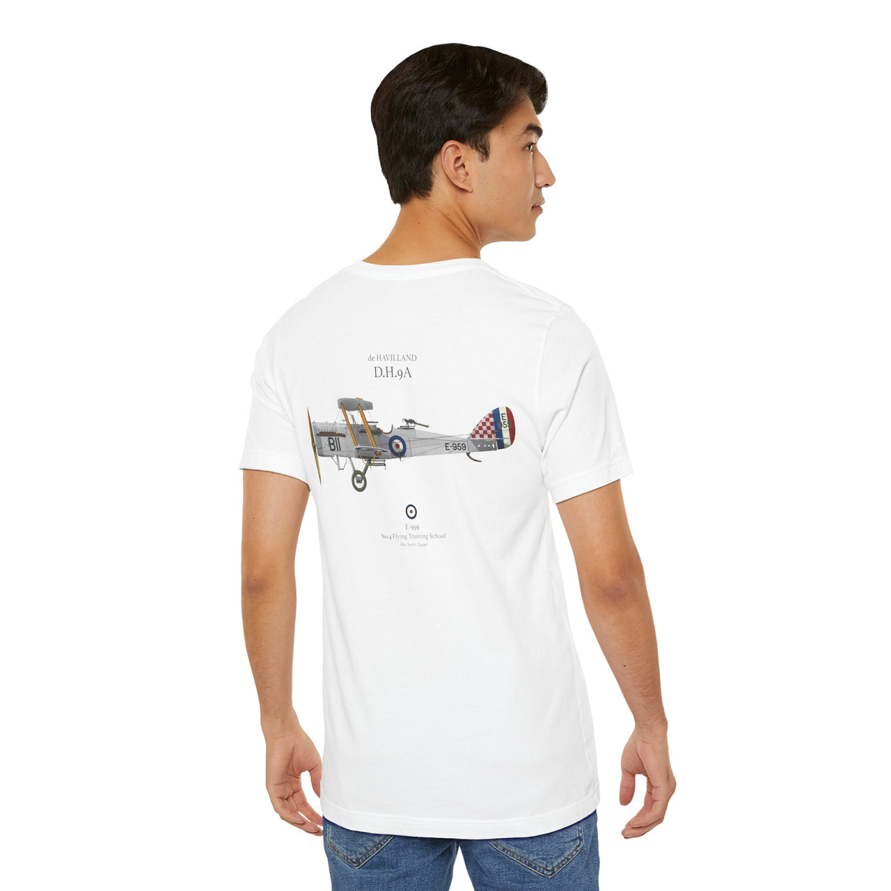 de Havilland D.H.9A - T-shirt printed on back