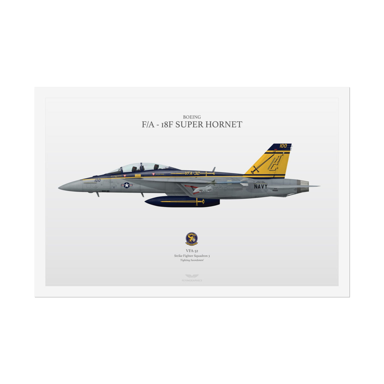 F/A-18F Super Hornet -  Rolled Poster