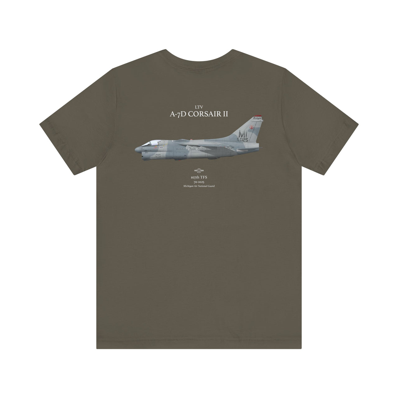 A-7D Corsair II - T-shirt printed on back