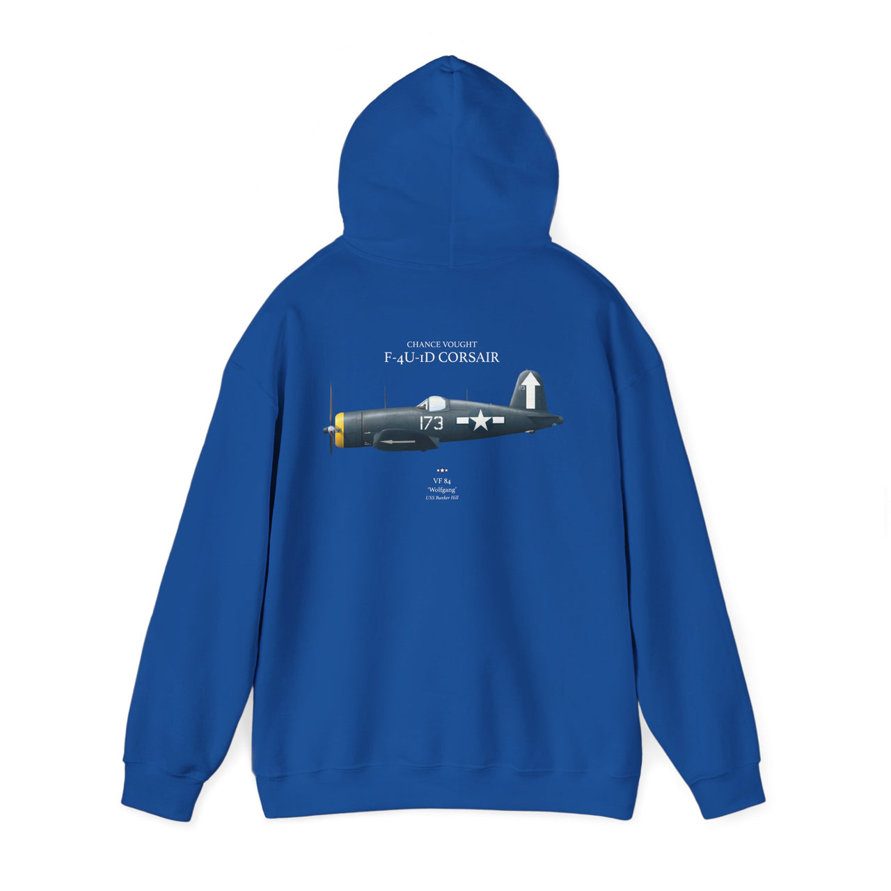 F-4U-ID Corsair - Hoodie printed on back