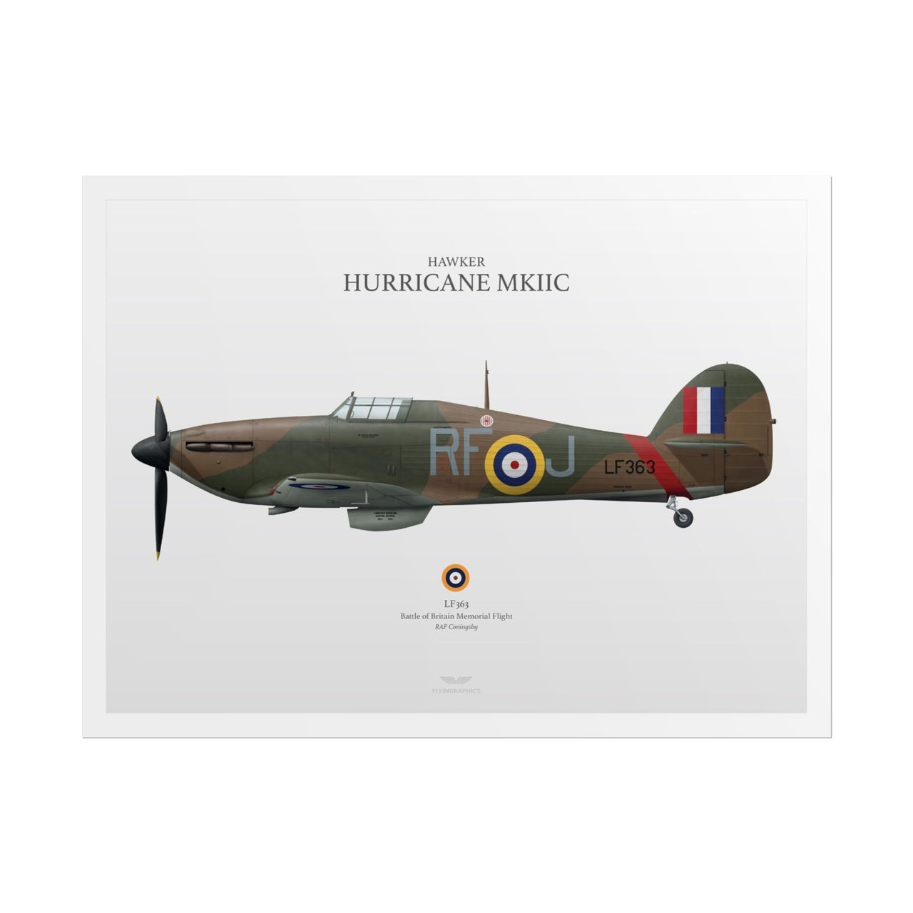 Hawker Hurricane MKIIC -  Rolled Poster