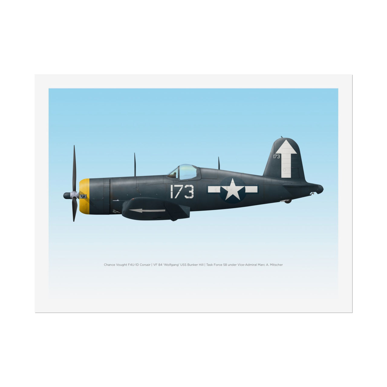 F4U Corsair -  Rolled Poster