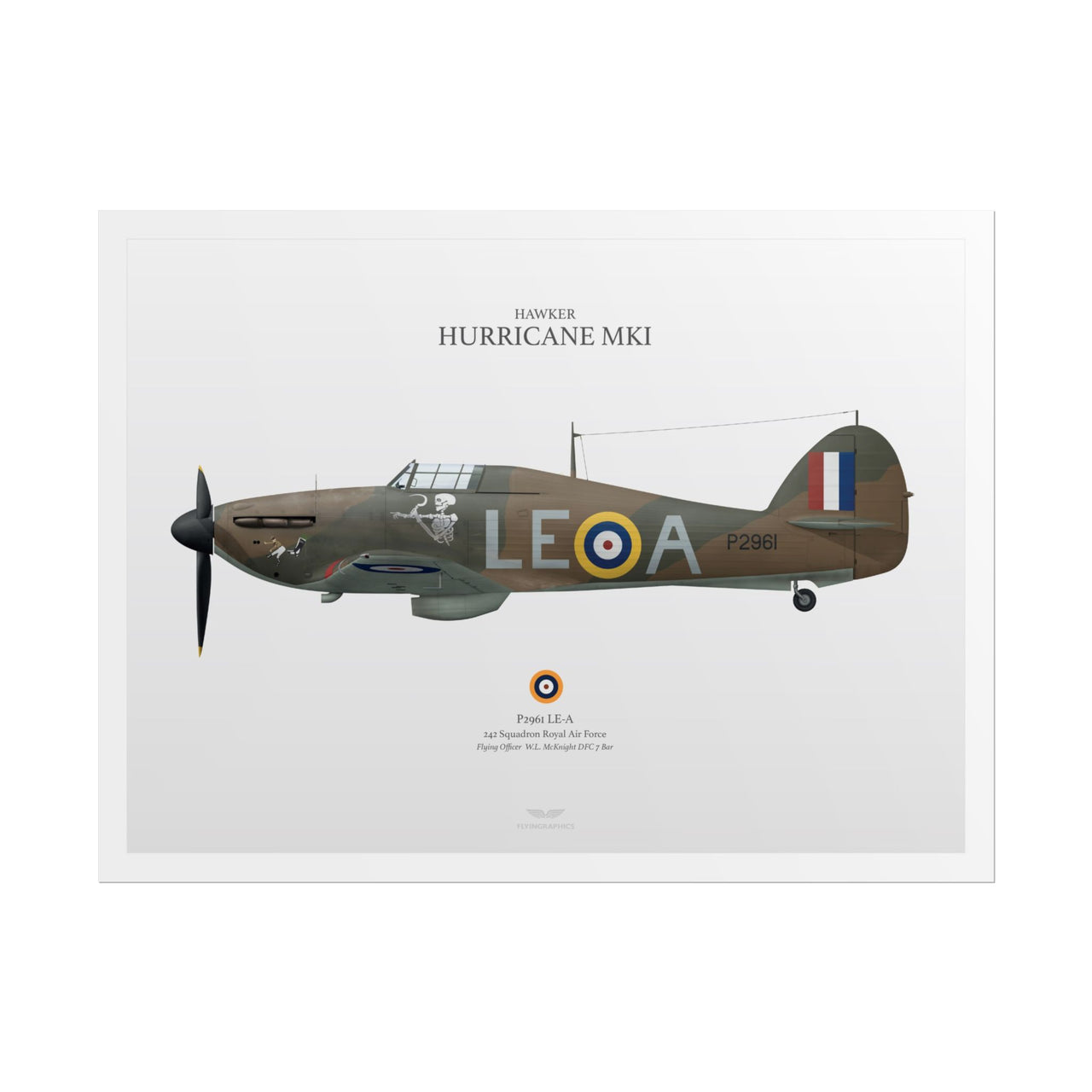 Hawker Hurricane MKI -  Rolled Poster