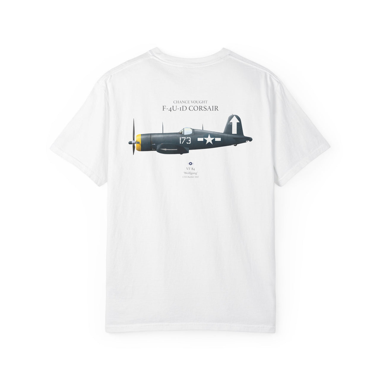 F4U-ID Corsair - T-shirt printed on back
