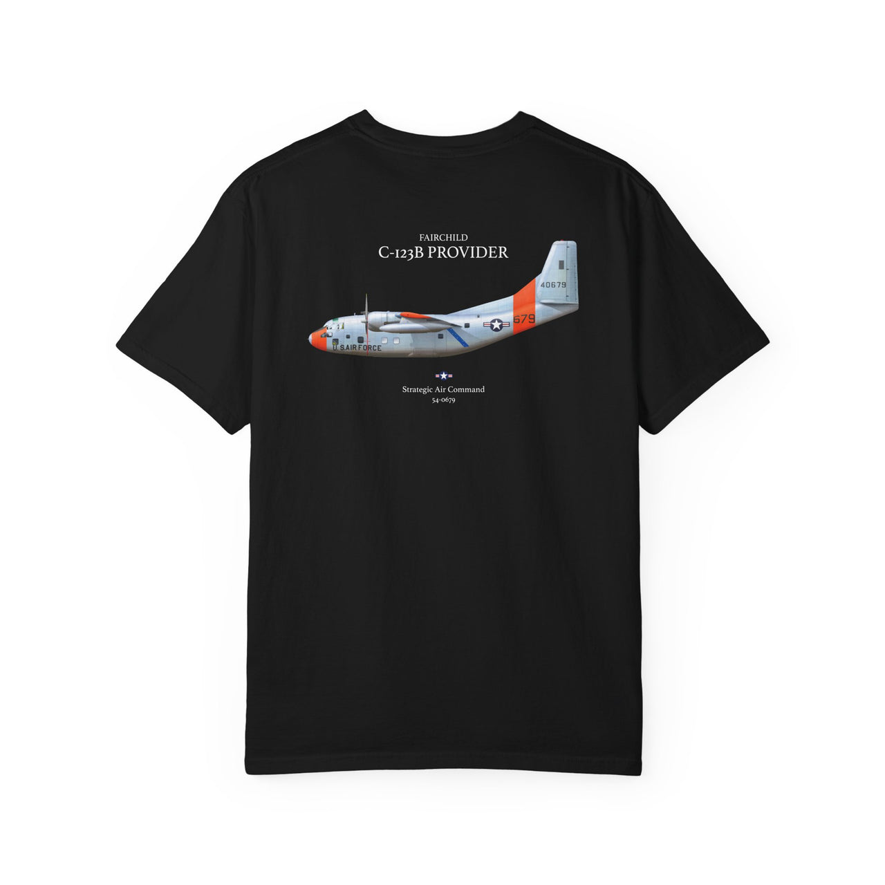 C-123B Provider - T-shirt printed on back
