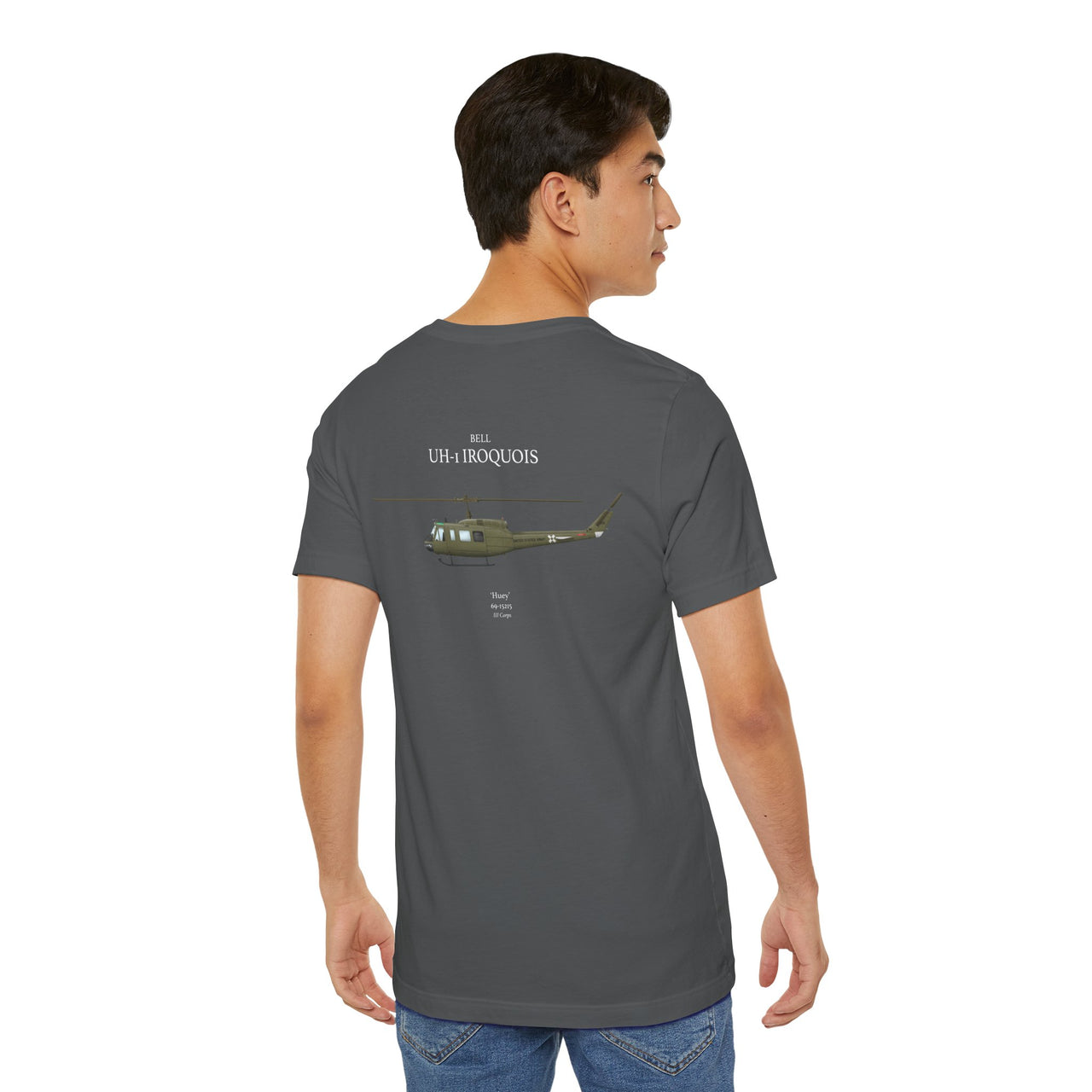 UH-1 Iroquois 'Huey' - T-shirt printed on back
