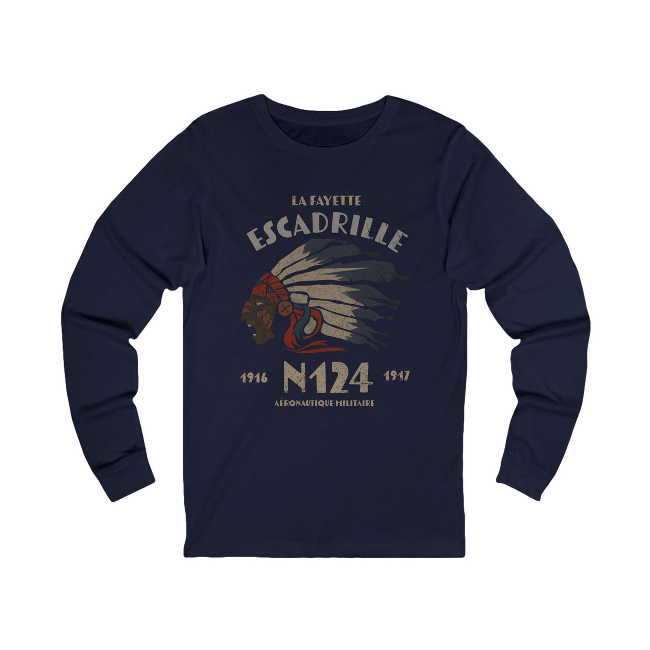 La Fayette Escadrille - Long Sleeve Tee