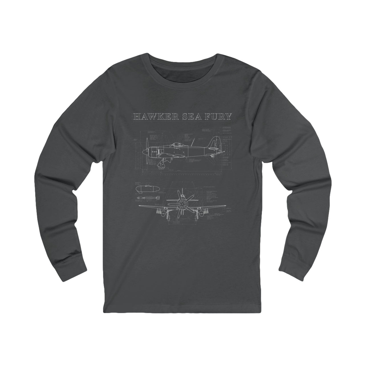 Hawker Sea Fury - Long Sleeve Tee