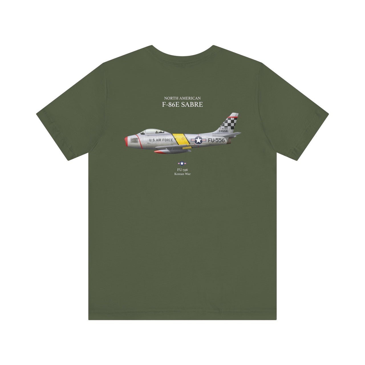 F-86E Sabre - T-shirt printed on back