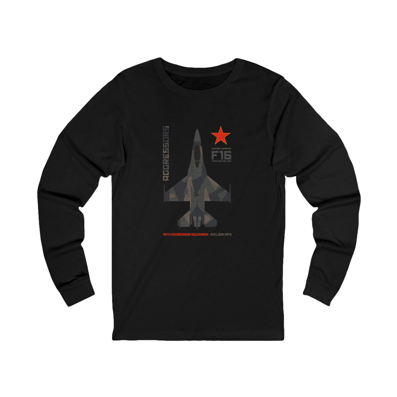 Aggressor F-16 Fighting Falcon - Long Sleeve Tee