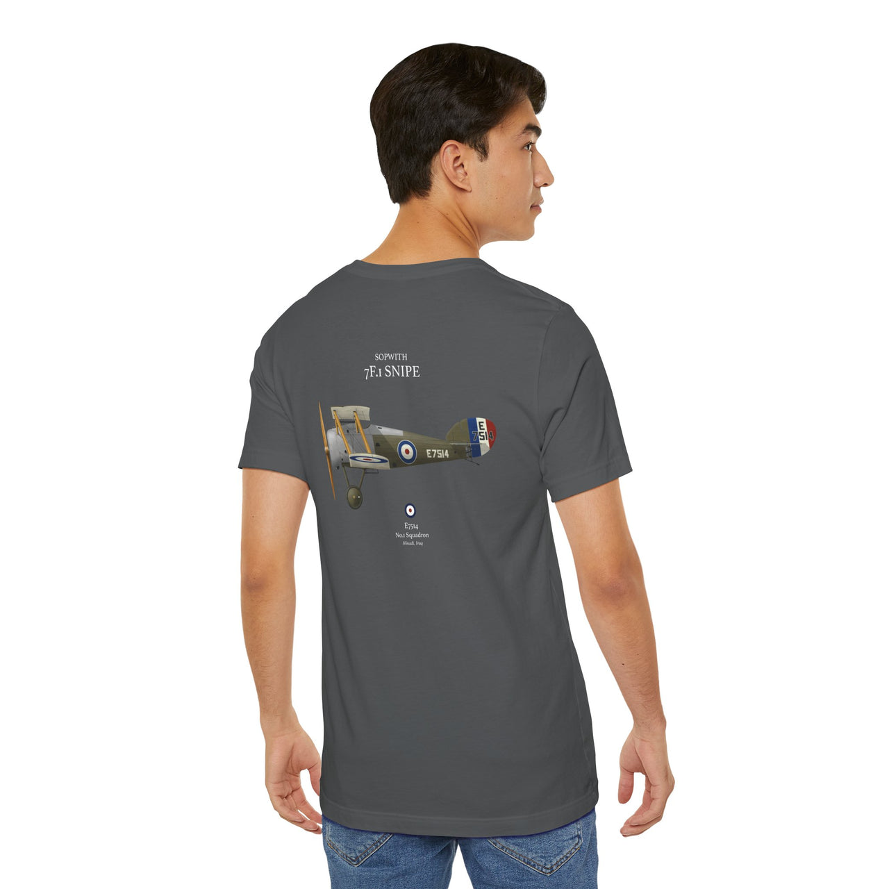 Sopwith 7F.1 Snipe - T-shirt printed on back
