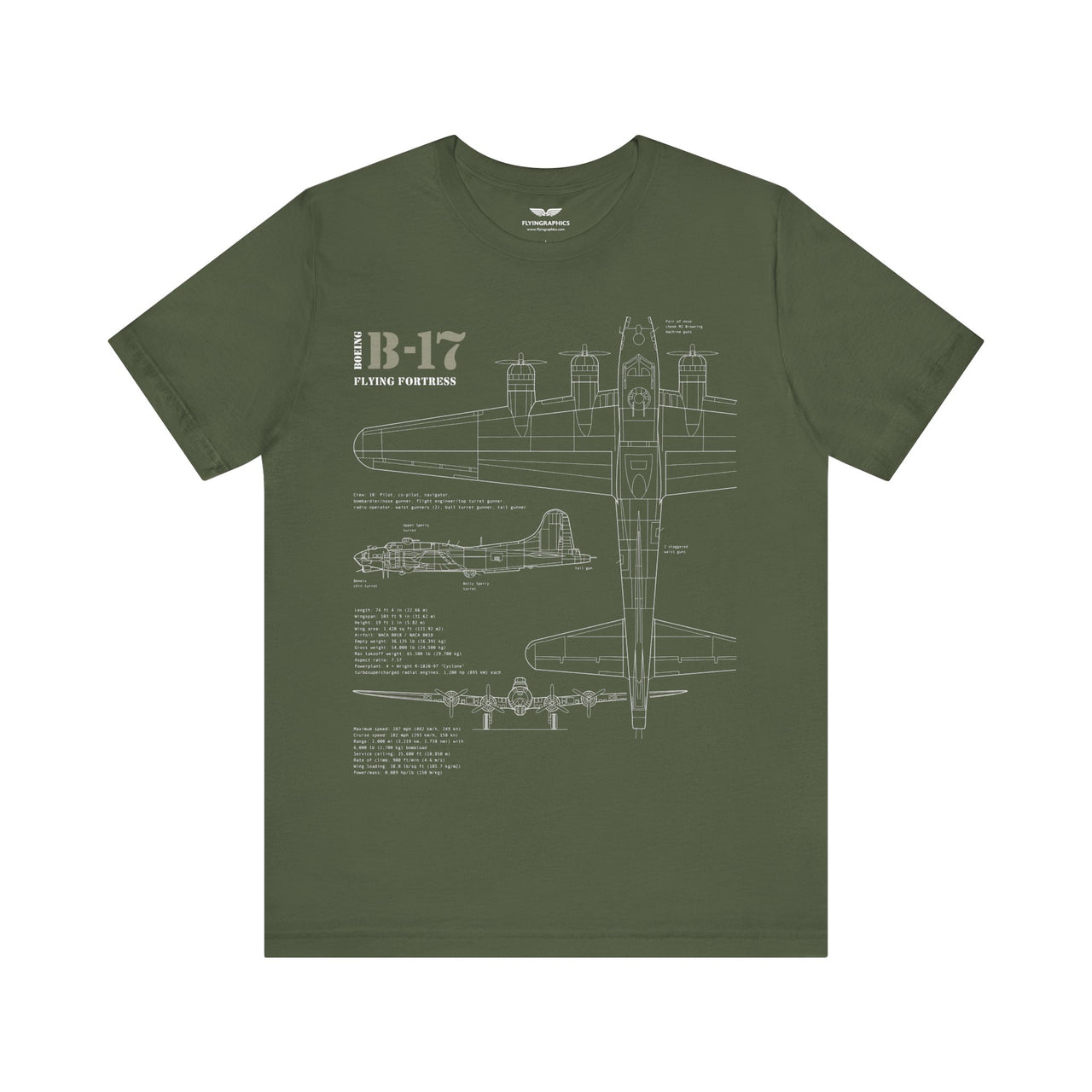 B-17 Flying Fortress - T-shirt