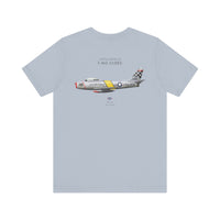 Thumbnail for F-86E Sabre - T-shirt printed on back