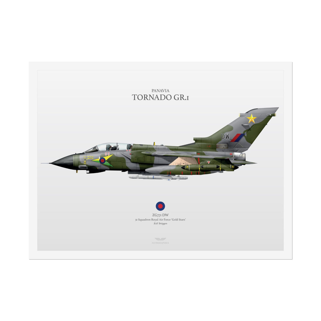 Tornado GR.1 31 SQN -  Rolled Poster
