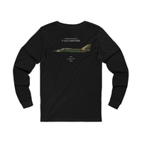 Thumbnail for F-111E Aardvark - Long-Sleeve T-shirt printed on back