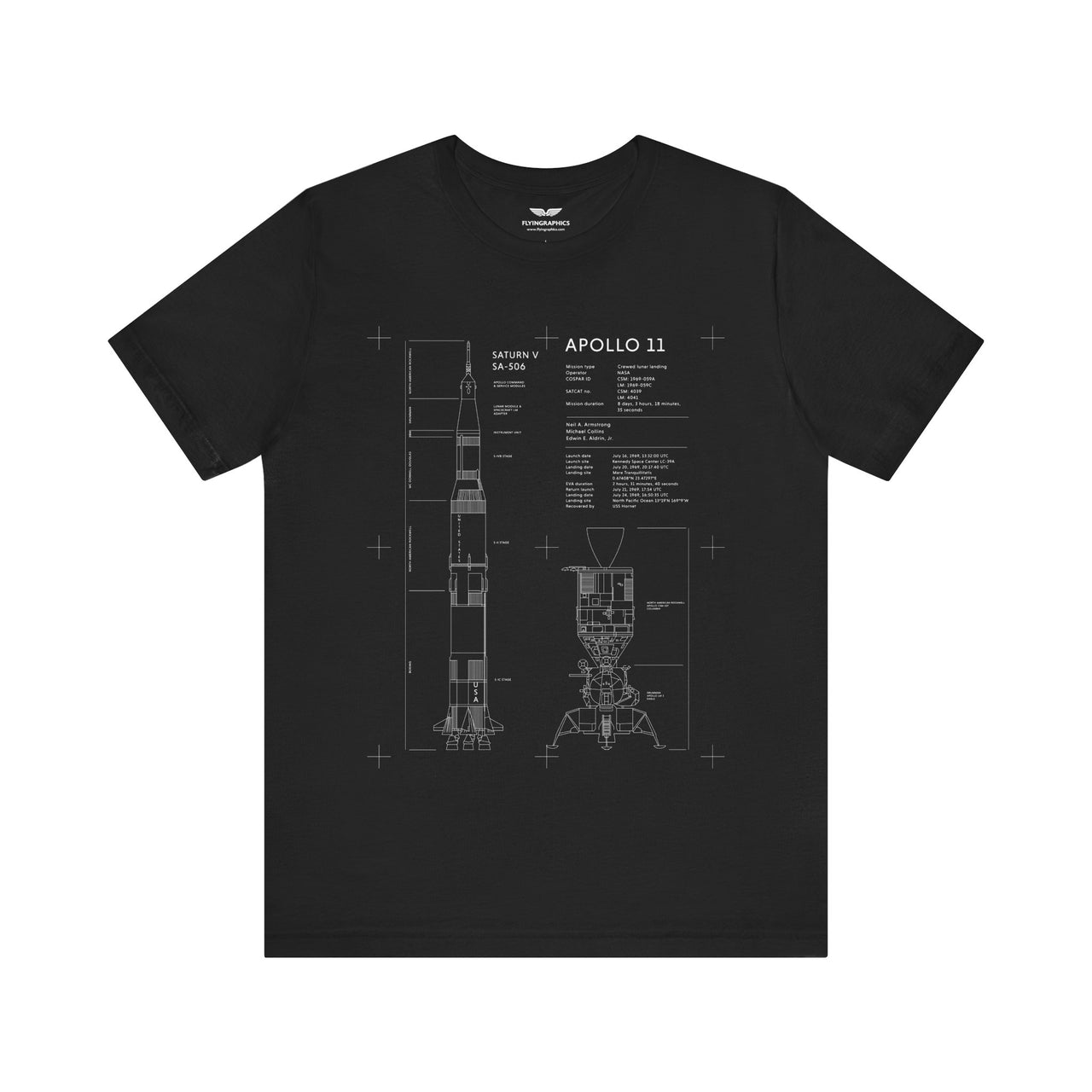 Apollo 11 Saturn V - T-shirt